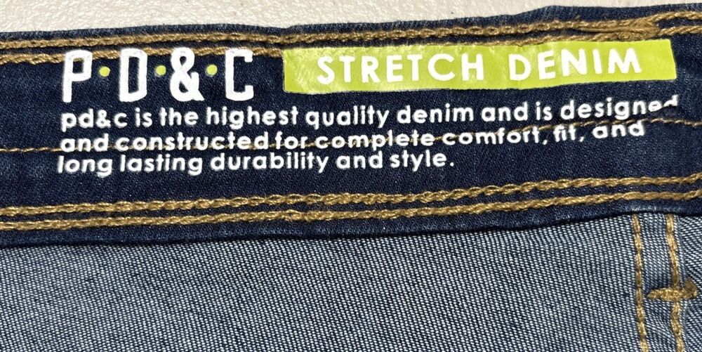 Skate Streetwear Paper Denim & Cloth Y2K Denim Slim Fit Stretch Shorts Sz 42 NEW